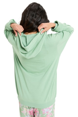 Sweater met Capuchon - Olijfgroen