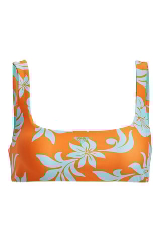 Haut de maillot réversible - Orange et ciel - Roxy