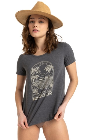 T-shirt - Gemêleerd Zwart