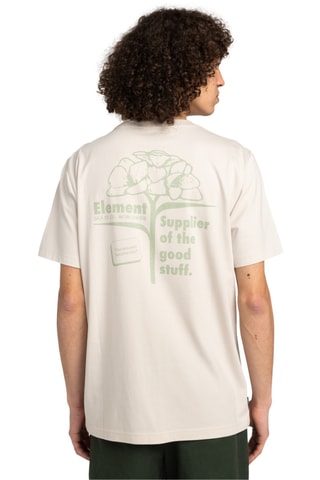 T-shirt relaxed en coton biologique - Beige - Element