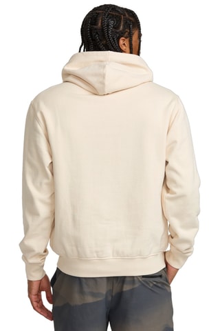 Fleece Sweater met Capuchon - Ecru