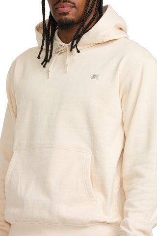 Fleece Sweater met Capuchon - Ecru