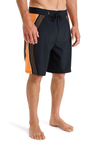 Short de surf - Noir et orange - Quiksilver