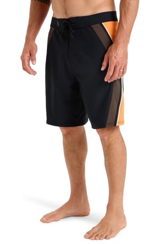 Short de surf - Noir et orange - Quiksilver
