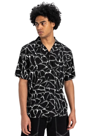 Blouse - Zwart en Lichtgrijs