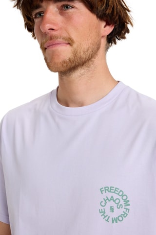 T-shirt en coton biologique - Violet - Quiksilver