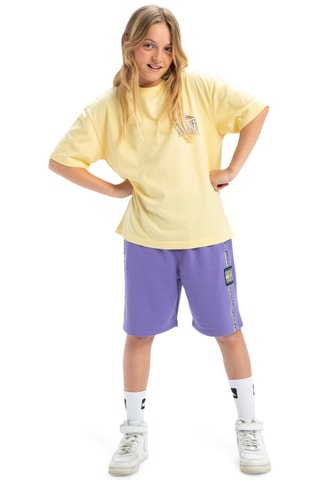 T-shirt en coton biologique - Jaune - Quiksilver