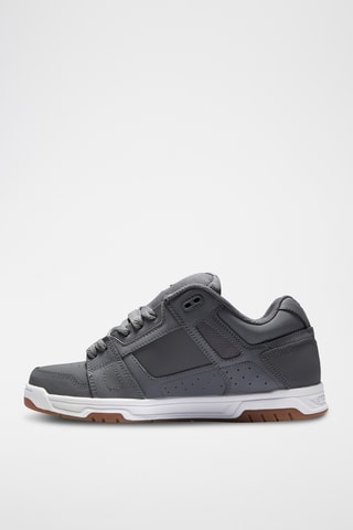 Baskets en cuir - Gris foncé - DC shoes