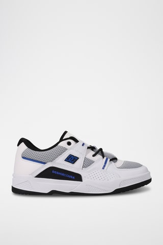 Baskets en cuir - Blanc et gris clair - DC shoes