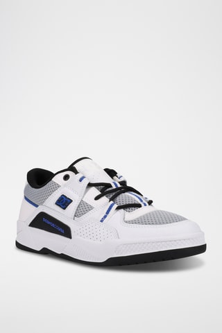 Baskets en cuir - Blanc et gris clair - DC shoes