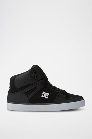 Baskets montantes en cuir - Noir - DC shoes