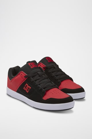 Baskets en cuir - Noir et rouge - DC shoes
