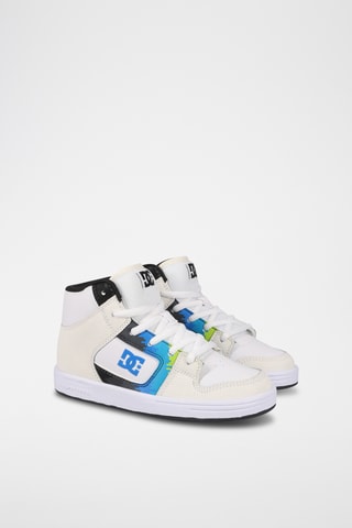 Baskets montantes en cuir - Ecru - DC shoes