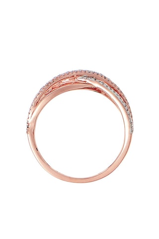 Anel Ma Force Ouro rosa e diamantes