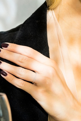 Aliança Simply You  Ouro amarelo e diamantes