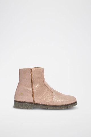 Bottines en nubuck Baby Box - Vieux rose