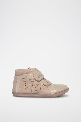 Bottines en cuir Baby Box - Rose