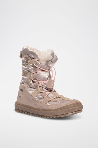 Gevoerde Nubuck Enkellaarzen Flake Gtx - Taupe