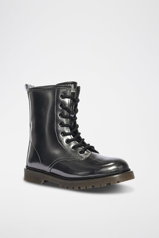 Bottines en cuir Tube - Noir