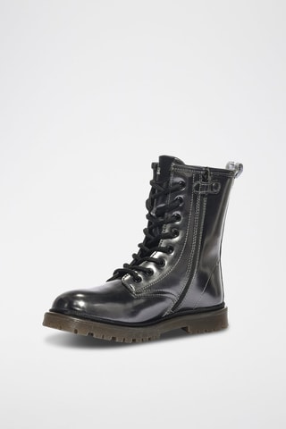 Bottines en cuir Tube - Noir