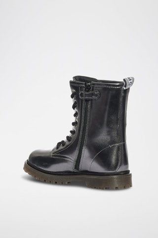 Bottines en cuir Tube - Noir