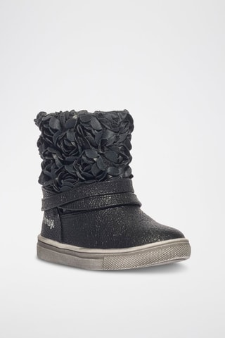 Enkellaarzen Baby Stars - Zwart