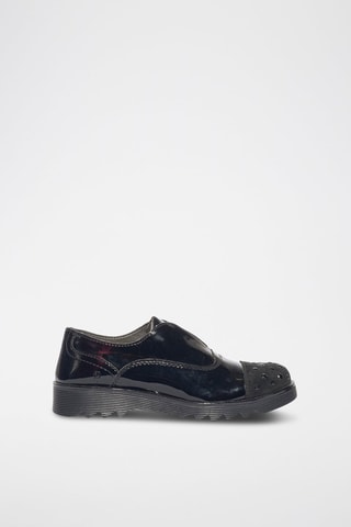 Leren Slip-ons Fantasy Urban - Zwart