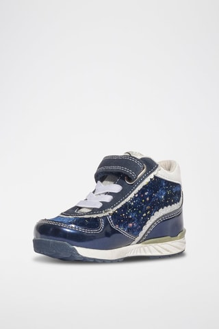 Hoge Sneakers Baby Jogging - Marineblauw