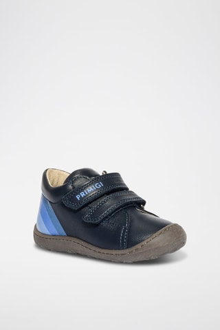 Leren Sneakers Baby Ballon - Blauw 