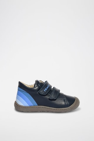 Leren Sneakers Baby Ballon - Blauw 