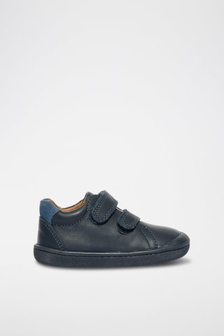 Leren Sneakers Baby Snail For Change - Blauw