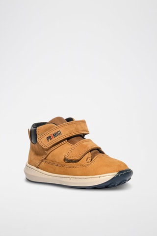 Hoge Leren Sneakers Baby Float - Camel
