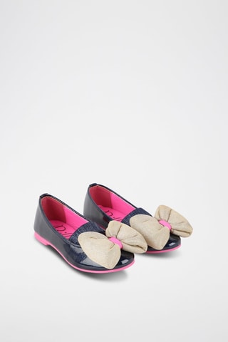 Gelakte Ballerina’s - Indigoblauw - Billieblush