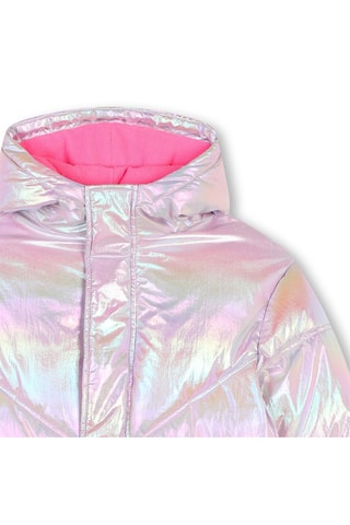 Gewatteerde Jas met Capuchon - Roze - Billieblush