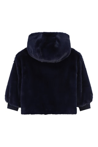 Dubbelzijdige Gewatteerde Jas - Roze en Marineblauw - Billieblush