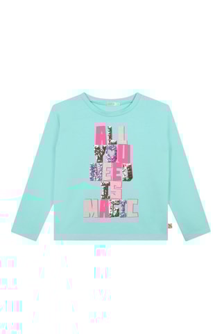 T-shirt - Zeegroen - Billieblush