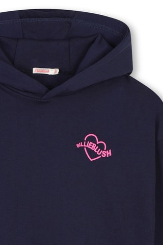 Sweater met Capuchon - Indigoblauw - Billieblush