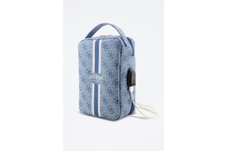 Sac de voyage Guess USB - Bleu et gris