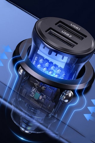 Chargeur voiture Eko - 15 W - Double USB-A