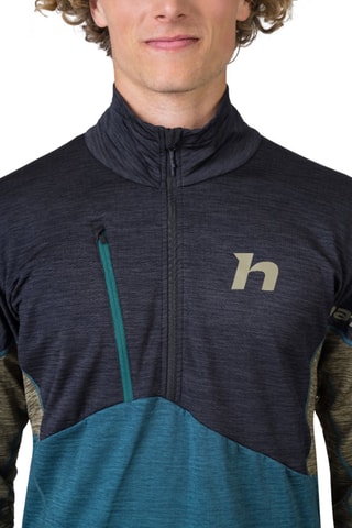 Casaco de desporto Hannah Niro  Antracite mesclado e turquesa mesclado