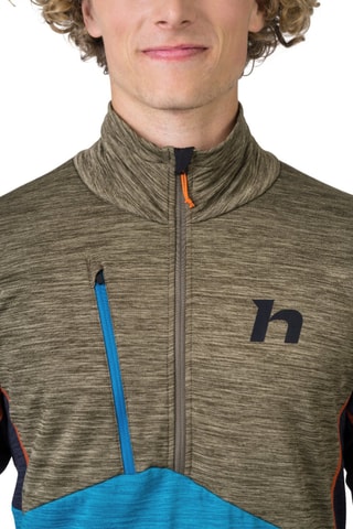 Casaco de desporto Hannah Niro  Caqui mesclado e turquesa mesclado