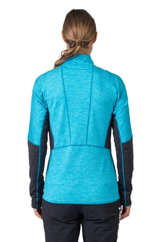 Sweat de sport Meda - Turquoise chiné et anthracite chiné
