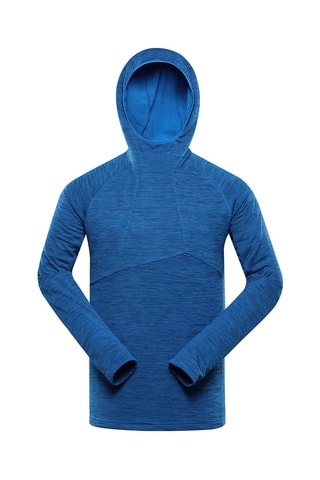 Sweat com capuz - Azul-real