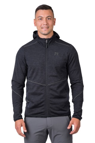 Veste à capuche - Anthracite chiné