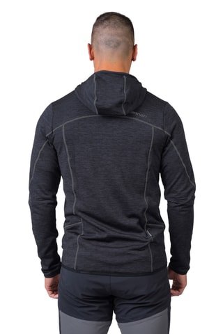 Veste à capuche - Anthracite chiné