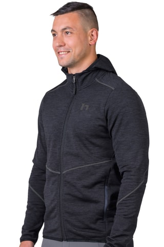 Veste à capuche - Anthracite chiné