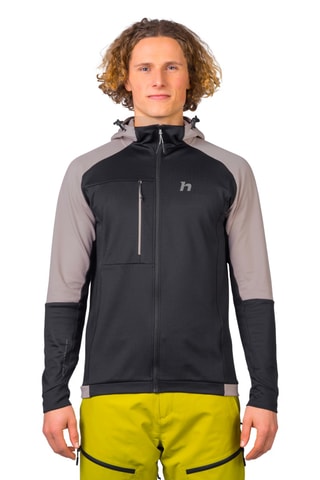 Veste à capuche - Anthracite et gris clair