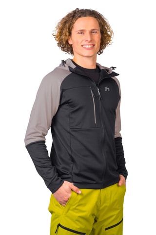 Veste à capuche - Anthracite et gris clair