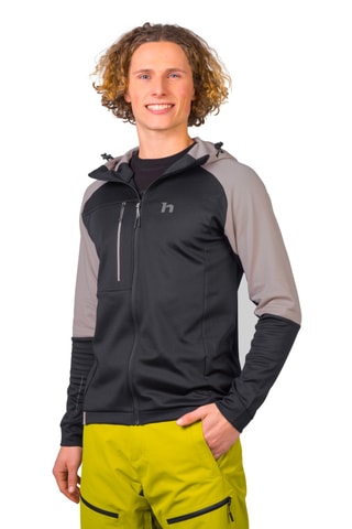 Veste à capuche - Anthracite et gris clair