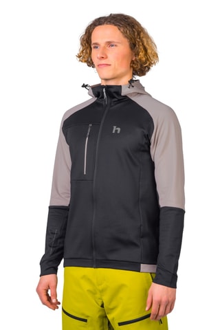 Veste à capuche - Anthracite et gris clair